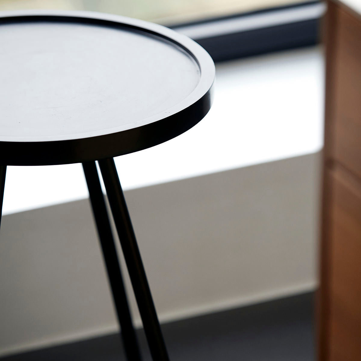 black mango wood coffee table from house doctor