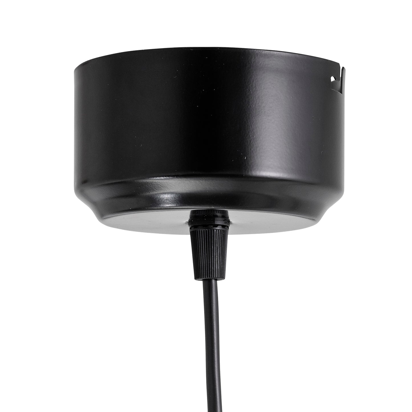 black top of pendant lamp