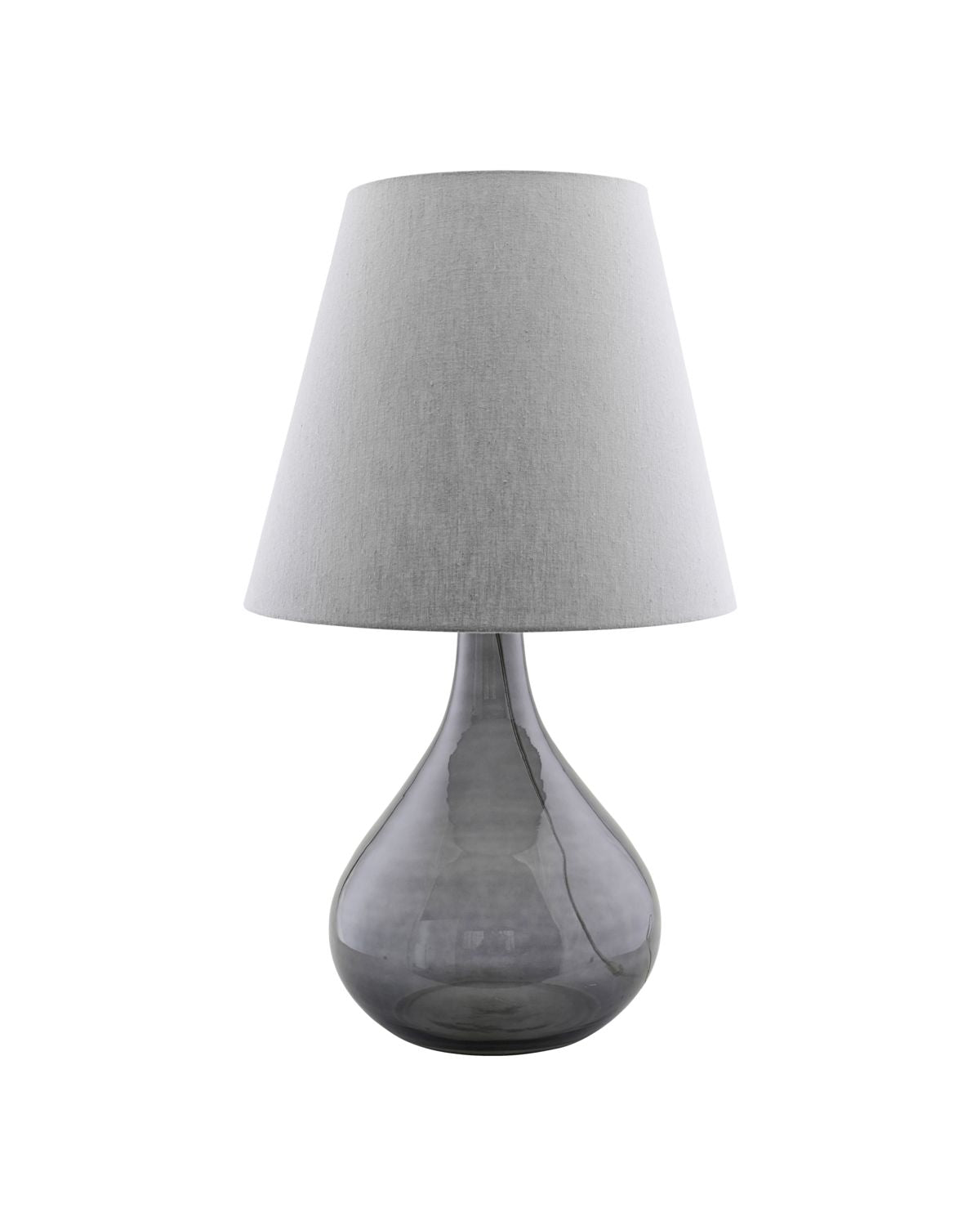 large light grey linen lampshade