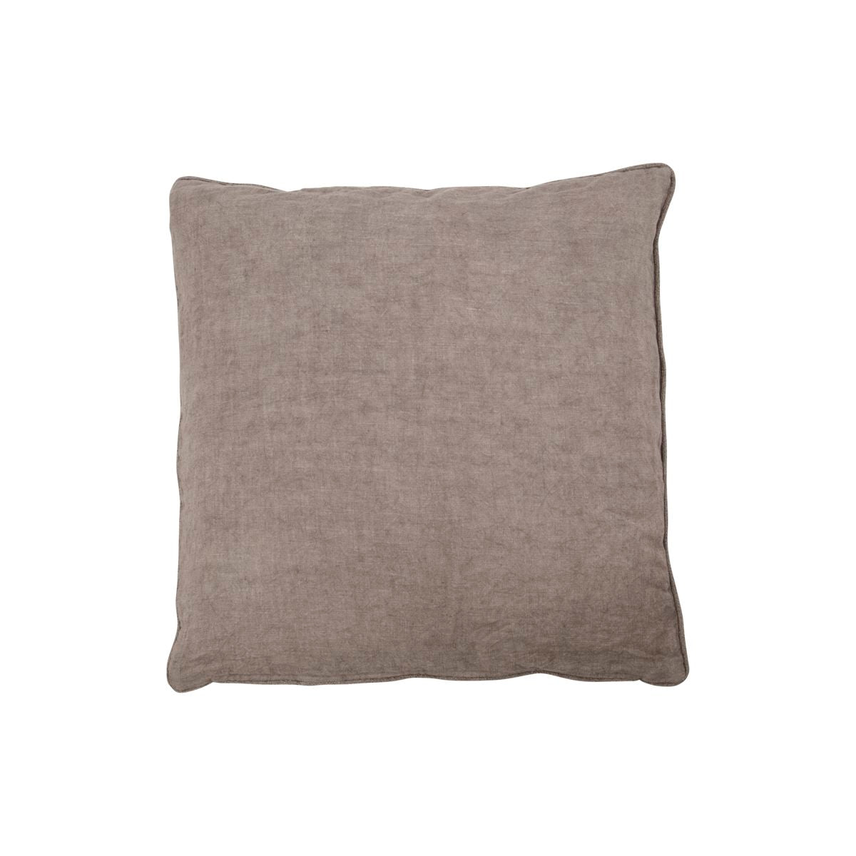 large square brown/grey square cushion
