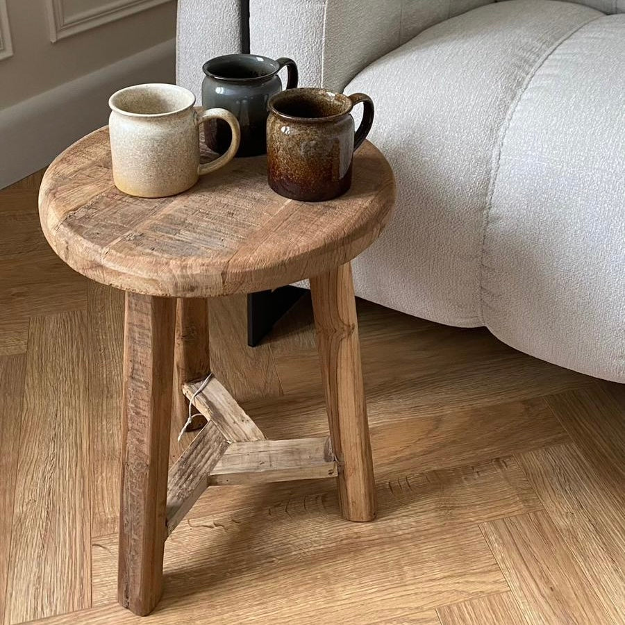 Rustic Wooden Stool