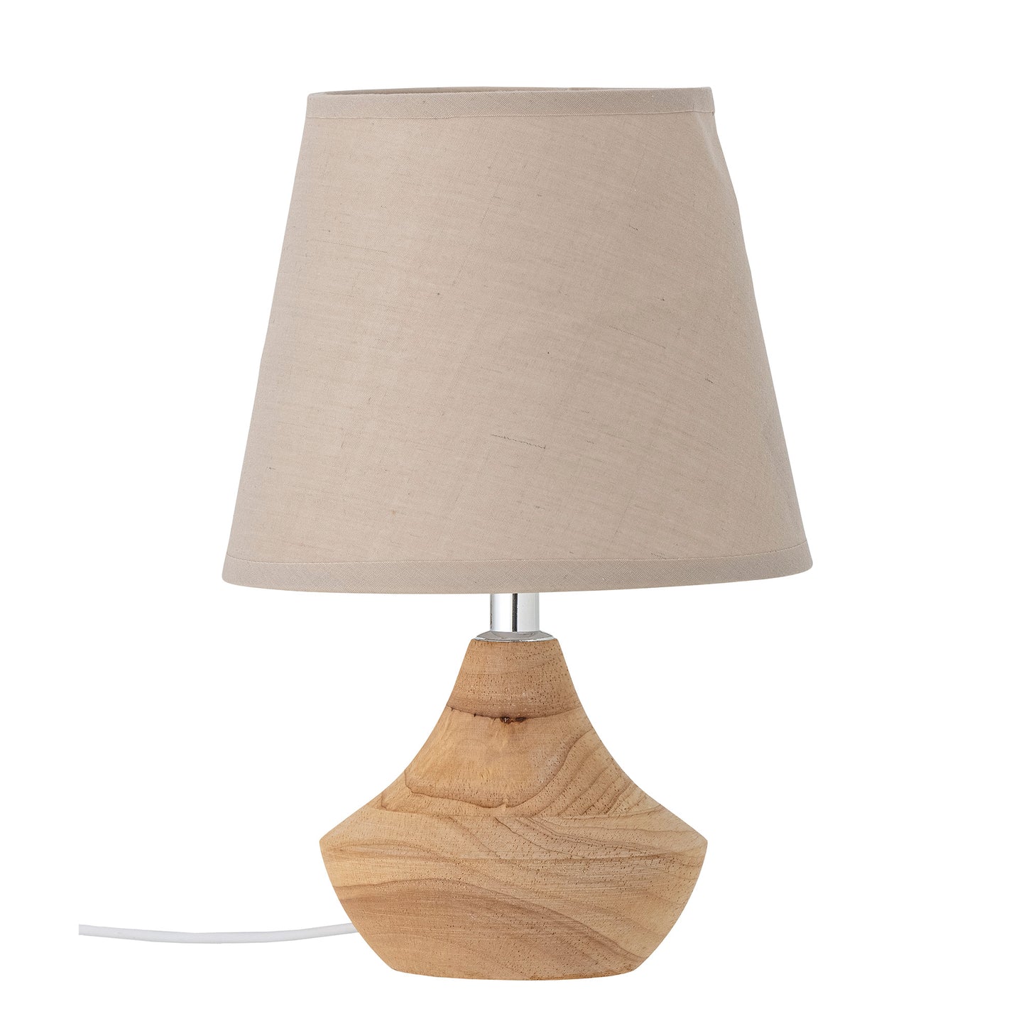 Linen small table lamp