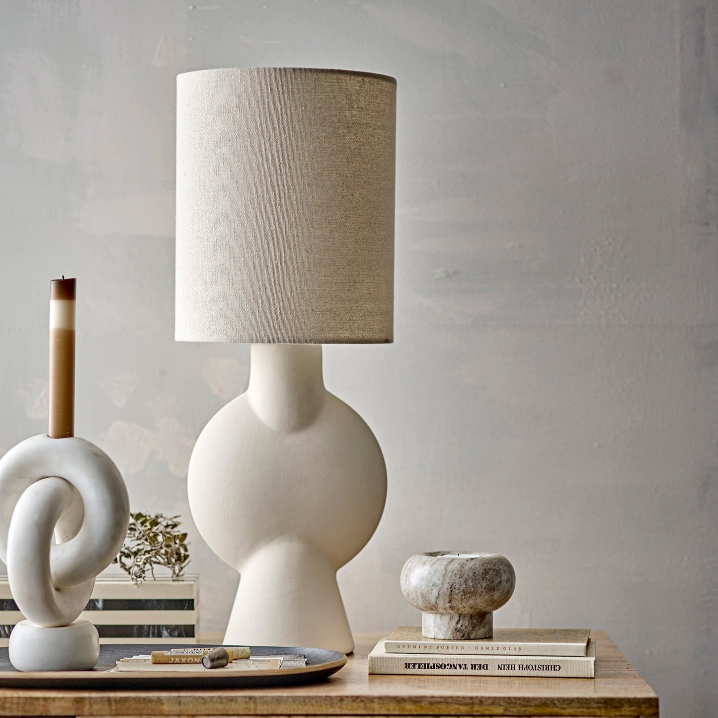 Sergio Cream Table Lamp