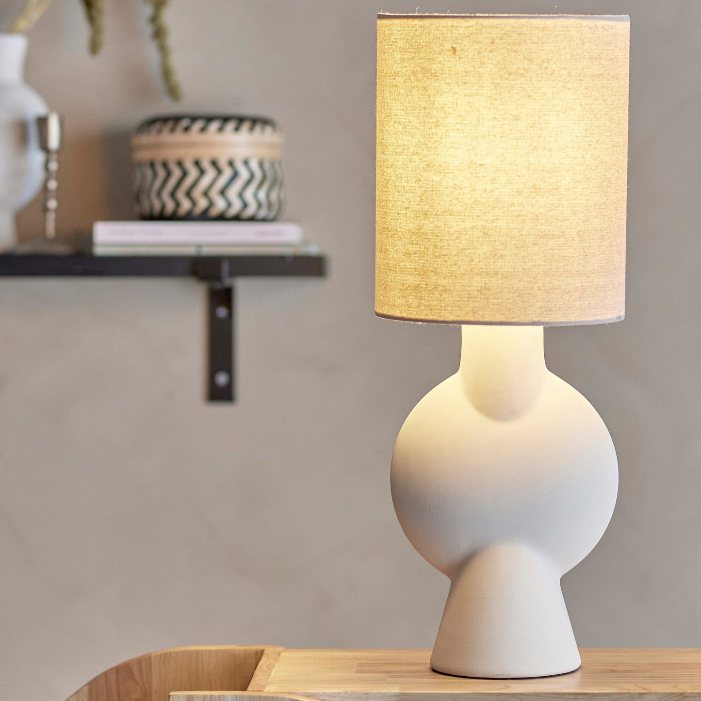 Sergio Cream Table Lamp