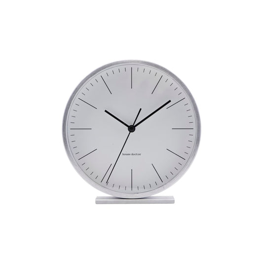silver mantel nordic clock from house doctor 