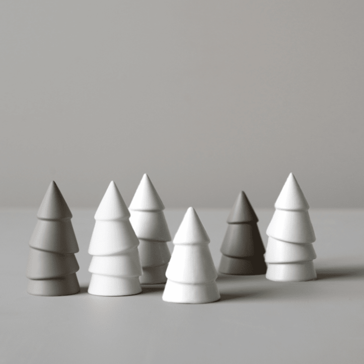 Grey Ceramic Trees