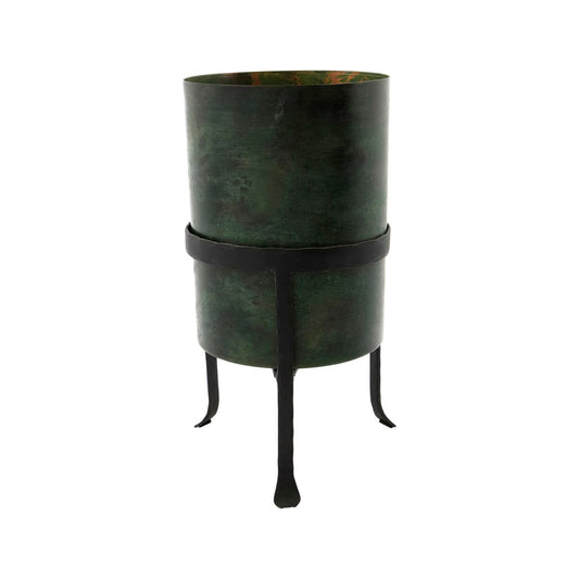 green & black planter from house doctor