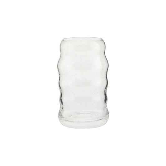 tall clear small bubble vase 