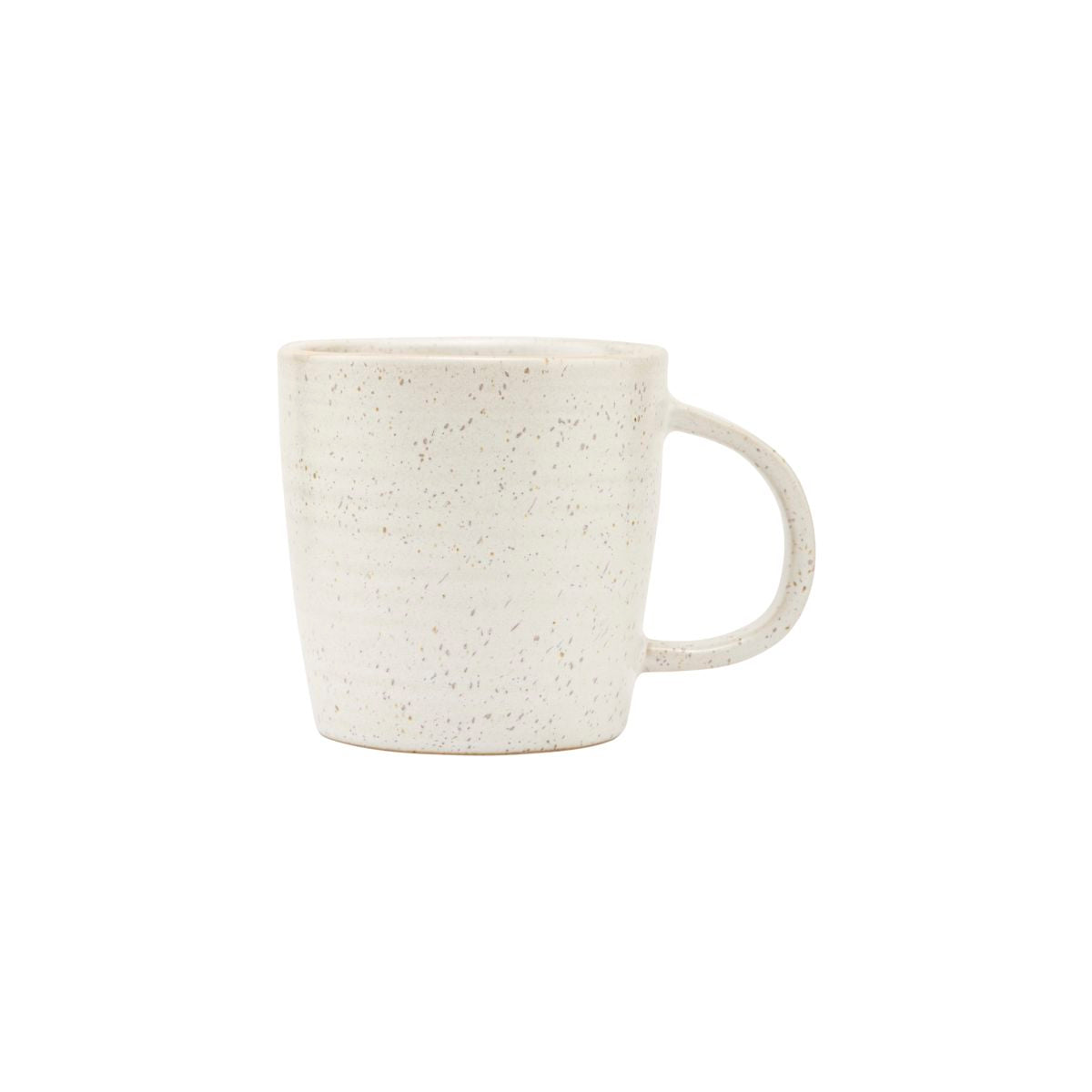 Scandinavian light grey speckled mug 